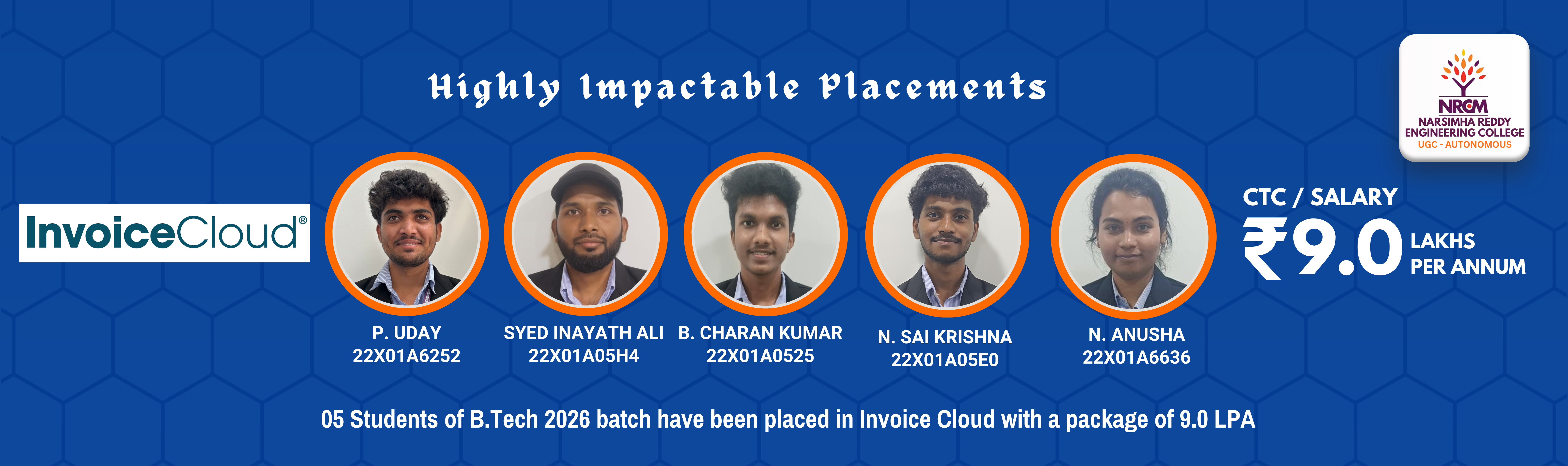 NRCM High Package Placements